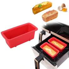 2pcs Rectangular Silicone Cake Molds, Silicone Baking Pans, Available In Different Sizes, Non-Stick And Easy Release, Suitable For Homemade Cakes, Breads, Meat Rolls And Omelets, Size: 19.2cm X 9.5cm, Thicker And Non-Slip Silicone Molds, Bread/Toast Molds, Large Capacity Ice Cube Trays, Thicker And Larger Rectangular Silicone Ice Cube Trays Suitable For Summer, Baking Equipment, Cake Tools, Kitchen Accessories - Multicolor - View 13