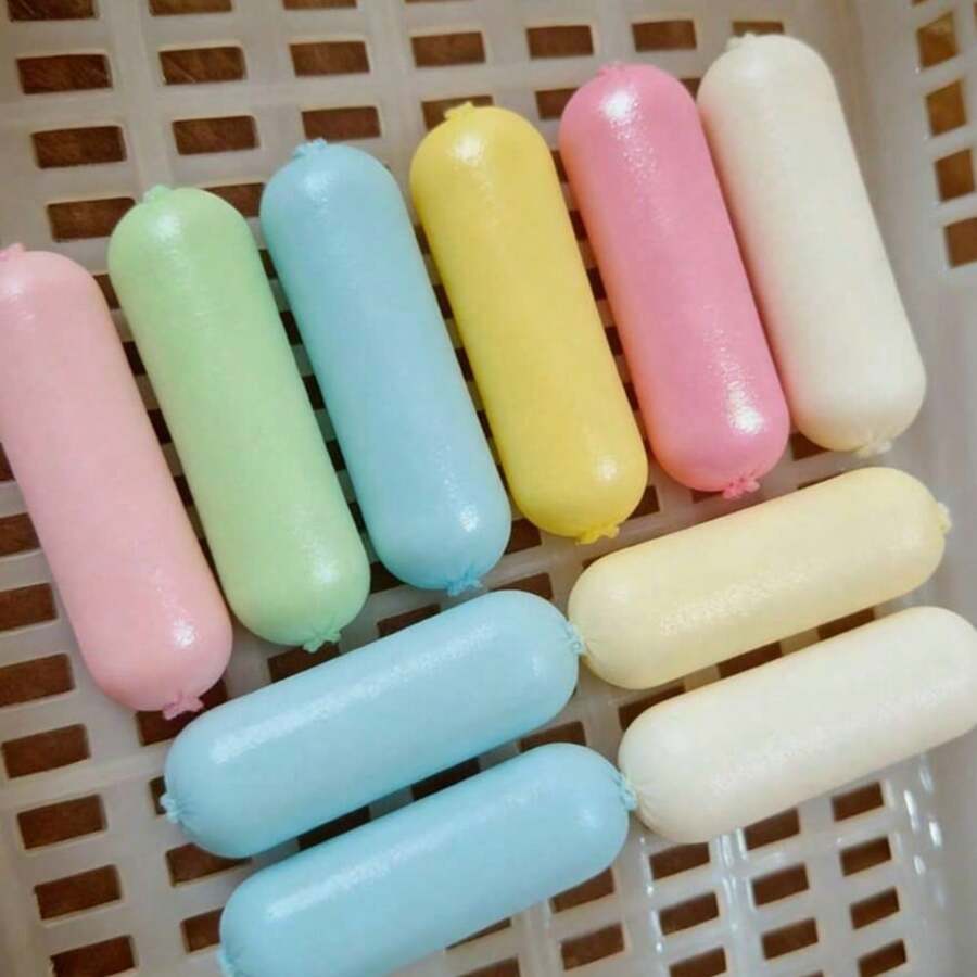 1/2/3个装慢回弹粘性减压玩具，压力释放玩具，派对小礼物，生日礼物，礼篮填充物，颜色随机
