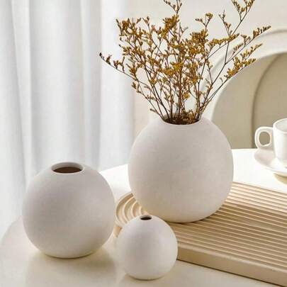 Bình hoa hình cầu kiểu Bắc Âu, bình trang trí hình cầu hiện đại dùng cho nhà cửa, bàn ăn, đám cưới, nhà hàng, văn phòng, phòng khách.