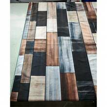 2 pièces Rideaux de couleur chocolat à grain de bois - avec passant pour tringle, imprimés 2D, convient pour la chambre, le bureau, la cuisine, le salon, le bureau - Décoration de la maison, décoration de la pièce, élégante, installation facile, durable - Multicolore - Voir 6