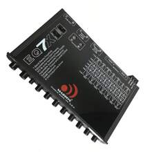 Massive Audio EQ7X In-Dash 7-Band Graphic Car Equalizer 1/2 Din EQ 8 Volt Rca - Default - View 1