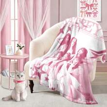 1Pc KATSEYE Inspired Tribute Y2K Retro Pink Halftone Poster Theme 6 Members Group Photo Star Patterns Light Pink Background Flannel Throw Blanket 280GSM Ultra Soft Warm Cozy Blanket For Teens Adults Bedroom Living Room Dorm Decor K-Pop Girl Group Fan Merchandise Featuring Digital Poster Illustration Retro Y2K Aesthetic Available In Multiple Sizes 30x40 To 60x80 Inches Holiday Birthday Christmas Gift For Her Him Girlfriend Boyfriend Sister Brother KATSEYE Fans Collectors Snuggly Comfortable Lightweight Fluffy Retro Iconic Statement Piece Blanket - Nhiều màu 2 - Xem 3