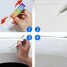 Bút sửa chữa vết xước sơn xe màu trắng, đen, xám, bạc, đỏ, vàng, xanh dương, bút dặm màu chuyên dụng. - nhiều màu - Xem 7