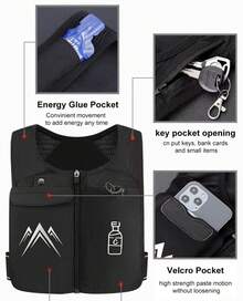 Team Training Vest - Black - View 2