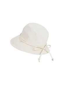 1pc Women's Outdoor Sun Hat, Fashion Versatile Bow Decor Wide Brim Bucket Hat, Flattering - Multicolor - View 12