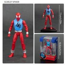 Figura de coleccionista de superhéroe de Marvel, juguete y personaje creativo, disponible en tamaños de 4 pulgadas y 7 pulgadas, adecuado como decoración de habitación o regalo - Multicolor - Ver 16
