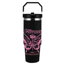 30oz  Simple Life Stanley Style Tumbler Wrapped Graffiti SGRHO Mug - 白色 - 查看 6