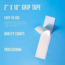 13pcs Golf Club Regrip Tape, 2 Inch X 10 Inch Solvent Activated Double-Sided Grip Tape - White - View 3
