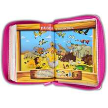 Biblia Mi Gran Viaje De Bolsillo Con Cierre RV1960, Imit Piel Fúcsia Con Asa De Mano - Single Book - View 4