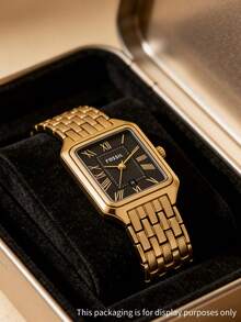 Fossil ES5434 优雅女士石英表，畅销款 - 藍色 - 查看 3