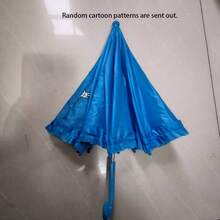 1pc 52cm Diameter Cartoon Princess Umbrella, Long Handle Umbrella, Floral Trim, Suitable For Sunny & Rainy Days,Outdoor,Garden,Travel Essentials,Portable Essentials - Multicolor - View 15
