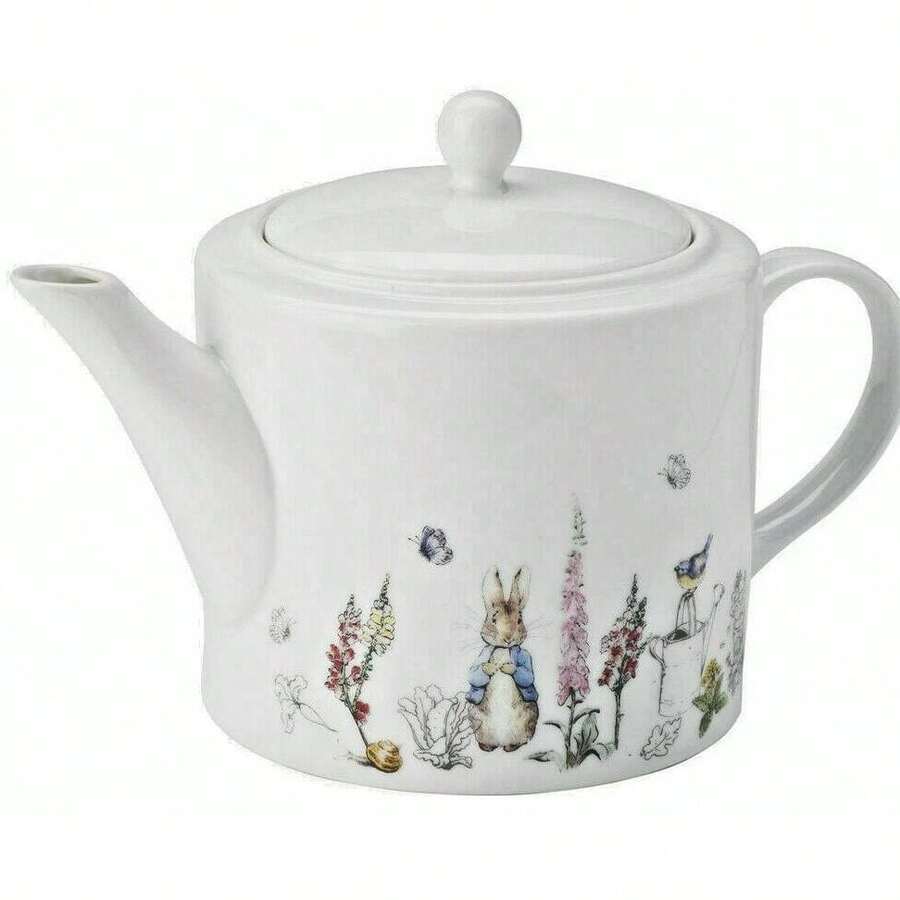 Stow Green Beatrix Potter Peter Rabbit Clic Tea Pot Plus 2x Cup & Saucer - Multicolor - View 1