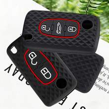 Bao đựng chìa khóa xe hơi bằng silicon mềm cao cấp dành cho C-Crosser C3 C4 Picasso Berlingo, Peugeot Partner Tepee 207 307 308. - đen - Xem 7