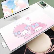 SANRIO 1pc Cute Mouse Pad - Large Kawaii-Style Pink Desk Mat Featuring , And ; A Large Mouse Pad Suitable For Laptops, Gaming, And Office Use - 1 - View 23