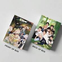 55张ENH/YPEN小卡，杨正元&朴成勋KPOP LOMO收藏卡，K-Pop生日礼物交换卡，带展示盒，书签套装，收藏卡，情人节礼物，小礼物，人气组合应援卡，迷你收藏卡，新款贺卡，卡片收藏及展示，流行音乐周边 - 彩色 - 查看 8