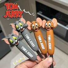 TOM AND JERRY. Official Stainless Steel Spoon, Fork, Small Spoon, Soup Spoon, Cartoon Spoon, Silicone Spoon - View 2