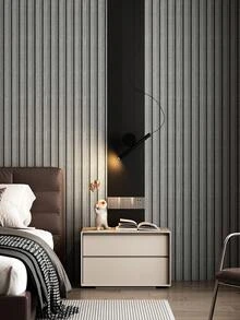 Brodark 1 Roll 40*300cm PVC Self-Adhesive Wallpaper, Faux Plaid Background, Waterproof Bedroom Wall Decor - Number Of Rolls - View 5