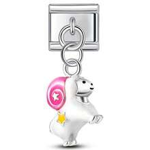 Bộ 12 cung hoàng đạo bằng thép không gỉ, mặt dây chuyền hình giọt dầu, trang sức tự làm, vòng cổ, vòng tay và các món quà trang sức độc đáo khác dành cho nam và nữ. - Bạc - Xem 15