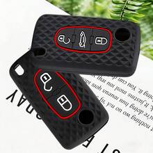 Bao đựng chìa khóa xe hơi bằng silicon mềm cao cấp dành cho C-Crosser C3 C4 Picasso Berlingo, Peugeot Partner Tepee 207 307 308. - đen - Xem 6
