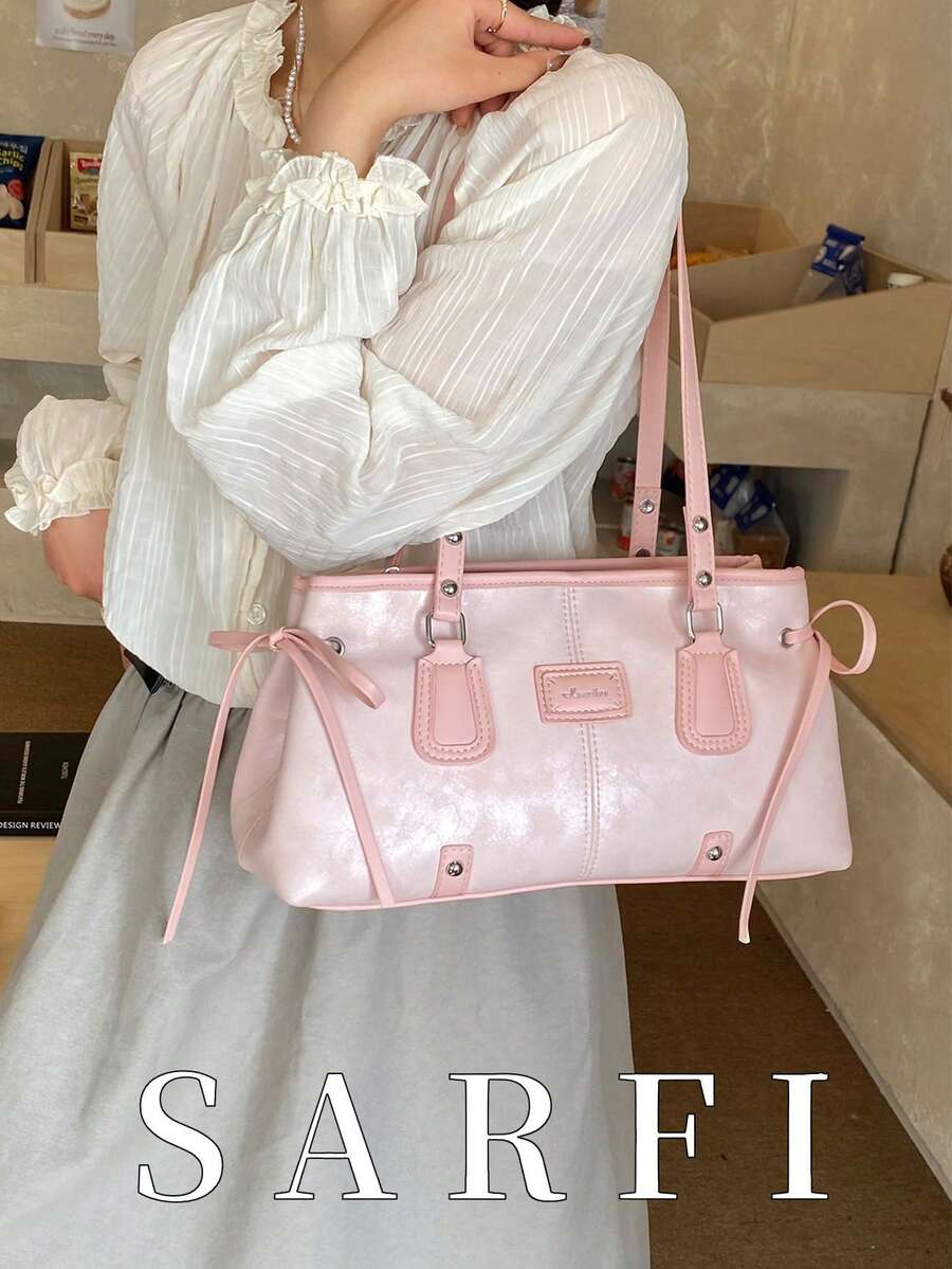 Chiếc túi xách dài, màu sáng, ngọt ngào và thời trang, thanh lịch và độc đáo dành cho nữ. Được làm từ chất liệu PU cao cấp, chống mài mòn, chống thấm nước và chống trầy xước, túi có khóa kéo kim loại cao cấp giúp dễ dàng sử dụng. Thích hợp cho du lịch, đi làm hàng ngày và các dịp khác. Lý tưởng làm quà tặng cho bạn bè, hoặc để sử dụng trong các chuyến mua sắm, hẹn hò, đi làm, chụp ảnh, công tác và du lịch nghỉ dưỡng. - Hồng - Xem 1