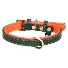1pc Adjustable Brown PU Leather Dog Collar, Soft & Comfortable Microfiber Lining, Suitable For Small & Medium Pets - Brown - View 13
