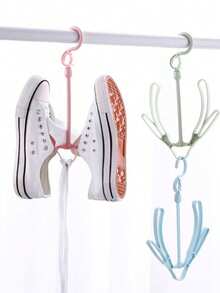 Balcony Shoe Rack, Outdoor Windproof Home Use, Suitable For Light Shoes, Not Recommended For Heavy Shoes Like Sports Shoes, Multi-Function Window Hanging Shoe Rack, Drying Rack - Multicolor - View 5