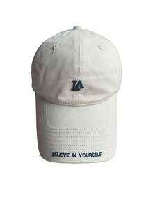 1pc Retro Letter Embroidered Baseball Cap, Adjustable Casual Summer Hat, Suitable For Men And Women - A - View 10