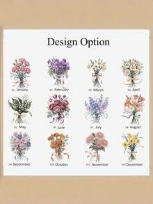Personalized Birthday Flower Bookmark, Acrylic Flower Bookmark, Customizable Name Engraving, Customized Bookmark Gift, Name Bookmark, Tassel Bookmark - Multicolor - View 6
