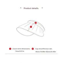 Mũ chống nắng - Mũ chống tia UV - Mũ thể thao chống nắng - Mũ chống nắng thoáng khí, nhanh khô - Mũ tai bèo - Có thể cuộn lại thành băng đô - Nhiều màu - Xem 5