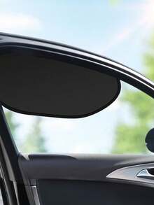 1pc Car Summer Sunshade For Windshield | Heat Insulating, Antistatic Film, Non-Spraying Side Sunshade, Polyester Material - Shade Cloth - View 6