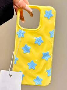 1个全屏星空图案防震保护手机壳，适用于 17 Pro Max、17 Pro、16 Pro Max、14、15 Pro、16 Plus、13、12、11 - 黃色 - 查看 2