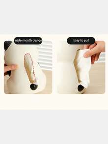 1 pièce Boîte à mouchoirs en forme de panda mignon, support créatif pour papier-mouchoir, boîte de rangement pour mouchoirs en forme d'animal originale pour la décoration de la maison, distributeur de mouchoirs de bureau pour la salle de bain, le salon, la chambre, le bureau, organisateur de bureau kawaii, boîte décorative originale, accessoire de chambre adorable, solution de rangement pratique, support avec design animal charmant - Voir 8