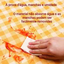 Tapete de Piquenique Impermeável 2x2m Dobrável Portátil com Bolsa - A - Visão 8
