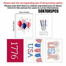 5PCS 1776 250th Independence Day Limited Edition American Canvas Murals - July 4th Patriotic Poster, Used For Room Aesthetic Home Decoration, Minimalist Wall Art Optional Frame Room Decoration Murals, Wall Decoration For Living Rooms, Bedrooms, Offices, Bars, University Dormitories - 5pcs - View 16