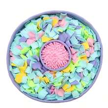 Sniff, Puzzle Pad Dogs, Enrichment Sniffing Training Game, Boredom Buster Food Dispenser, Interactive, All Season - Green 38X38CM - View 13