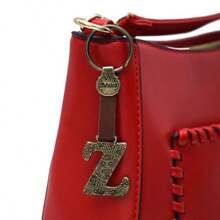 Metal Keychain With Engraved Initial And  Calendar - Handmade Gift Of Mexican Heritage - 字母 Z - 查看 6