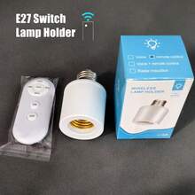 E27/E26 Wireless Remote Control Smart Timer Switch Lamp Holder 110V 220V Home Light Switch Multi-Room Timer Switch MVIN - E27 - View 2