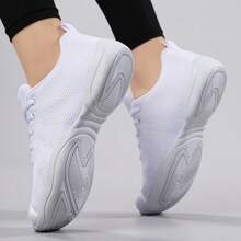 White Cheer Shoes For Women, Suitable For Jumping, Tumbling, Aerobic, Fitness, Dance Training - White - View 9
