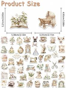 50 miếng dán hình thỏ nghệ thuật retro màu trắng dùng dán điện thoại, laptop, sổ tay, vali, đàn guitar, mũ bảo hiểm, hình dán graffiti, quà tặng. - A - Xem 11