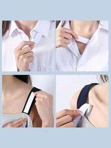 360Pcs Double Sided Clear Fashion Tape, Invisible Skin-Friendly Body Tape For Women, Strong Adhesive Anti-Exposure Clothing Fixing Sticker, No Trace Garment Accessory To Prevent Clothes Slipping, Essential For Festival, Travel And Camping Daily Use - Multicolor - View 4