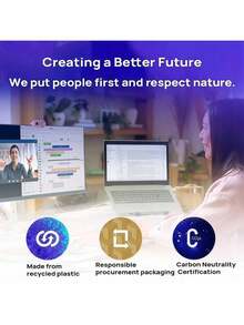 Logitech Brio 95 高清网络摄像头，带物理隐私快门，1080P 全高清，HDR，智能降噪麦克风，是直播、在线课程和会议的理想之选。 - 查看 5