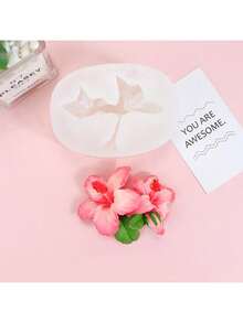 1 khuôn silicon tạo hình hoa tulip, hoa dong riềng, hoa diên vĩ có mùi thơm. - hoa - Xem 2