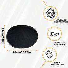 迷你防眩光汽车遮阳帘，静电吸附式车窗遮阳帘 - 遮陽擋 - 查看 3