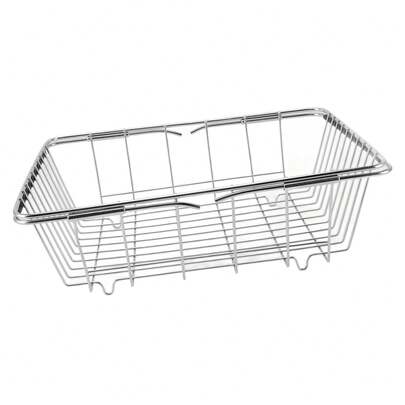 Freezer Organizer Bin Stainless Steel Expandable 20KG Load Bearing Freezer Storage Basket Flat Bottom,Organizer Frigo  Frigorifero