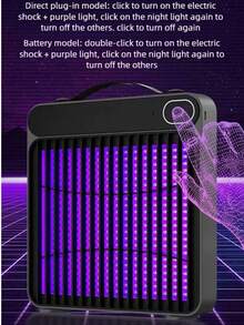 灭蚊灯 昆虫捕蝇器 露营灯 电蚊拍 户外灭虫驱蚊器 - 多色 - 查看 4