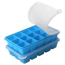 Tbsp Silicone Freezer Molds - Perfect For Storing Garlic, Ginger, Herbs,Pesto, Tomato Paste, Lemon Juice,Vegetable Purees,Purees And More - Silicone Food Freezer Tray (Blue 2 Pack) - Blue2Pack - Xem 1