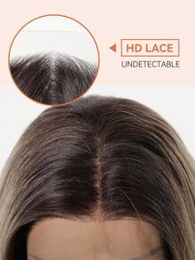 Tóc giả ren phía trước HD 13x4, tóc giả dài 28 inch màu vàng ombre xoăn với các lớp tóc rõ nét. Được làm từ sợi tổng hợp chịu nhiệt, bộ tóc giả này vừa thiết thực vừa thanh lịch, được thiết kế hoàn hảo cho phụ nữ. Dễ dàng đội và bảo quản, lý tưởng cho cả sử dụng hàng ngày và các dịp lễ hội. Một món quà lý tưởng dành cho bạn bè nữ của bạn. - Tóc vàng ombre - Xem 4