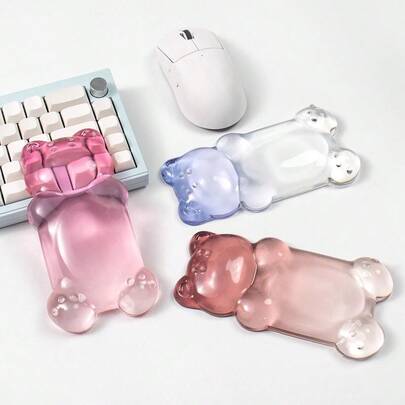 Almohadilla de descanso para muñeca de teclado de gel - Almohadilla de descanso para muñeca de teclado de gel | Soporte de descanso para muñeca para oficina, juegos, computadora, portátil, ergonómico y cómodo para aliviar el dolor