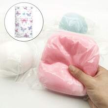1PC 10cm/3.94in Super Large Fluid Cheese Ball With Gift Bag, Stress Relief Giant Fluid Ball, Big Slow Rebound Squeeze Toy, Stress Relief Toy, Mud Feeling Mochi Squeeze Toy, Birthday Gift, Squeeze Toy, Pinch Toy, Squishy, Taba Squishy, Sensory Toy - Multicolor - View 17