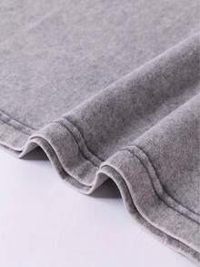 210g Washed Vest, Printed With A Stack Of Brightly Colored USB Flash Drives In Distinct Vibrant Hues (Light Blue, Blue, Green, Light Green, Clear/Orange Tinted, Orange, Red, Dark Red, Purple, Bright Pink, Dark Purple) On A Black Background, Men's Washed And Worn Camisole, Suitable For Outdoor Sports And Fitness, Streetwear, Machine Washable, Summer Casual Sleeveless Top, Washed Pure Cotton - 深灰色 - 查看 6